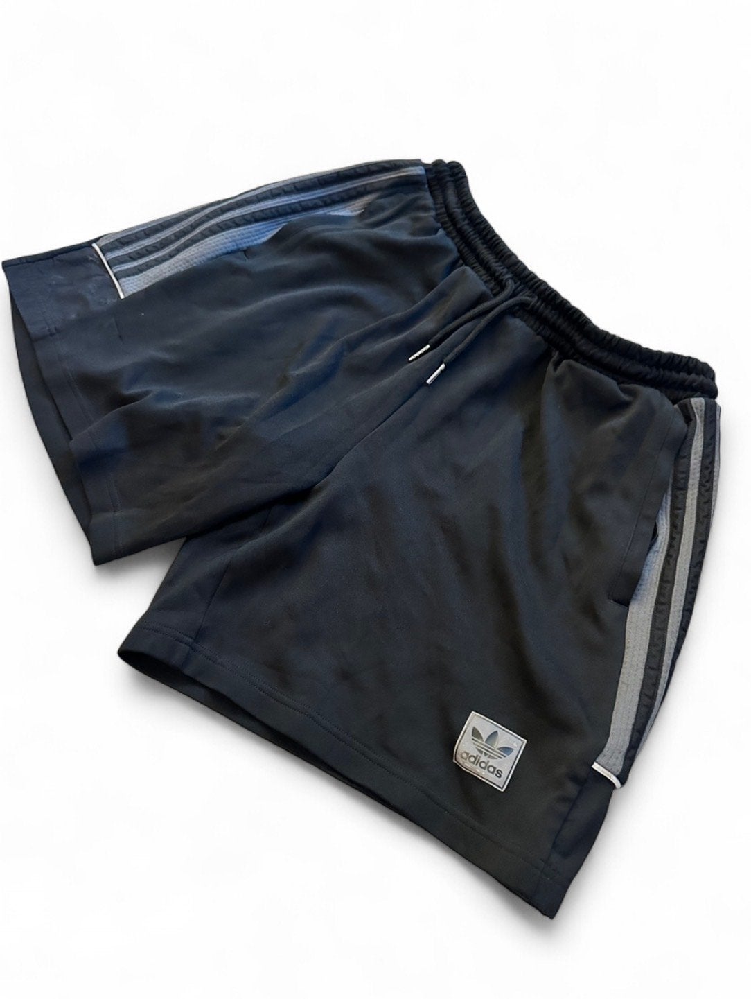 Adidas Originals Mesh Basketbal Shorts XL Zwart Grijs, Kleding | Heren, Sportkleding, Zwart, Maat 56/58 (XL), Ophalen of Verzenden