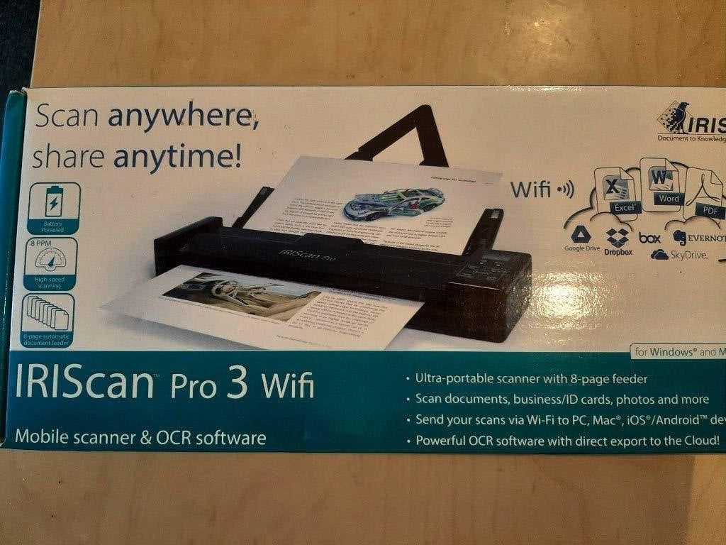 mobile scanner IRIS scanner Pro 3 wifi NIEUW, MacOS, Nieuw, Mobiele scanner, Ingebouwde Wi-Fi