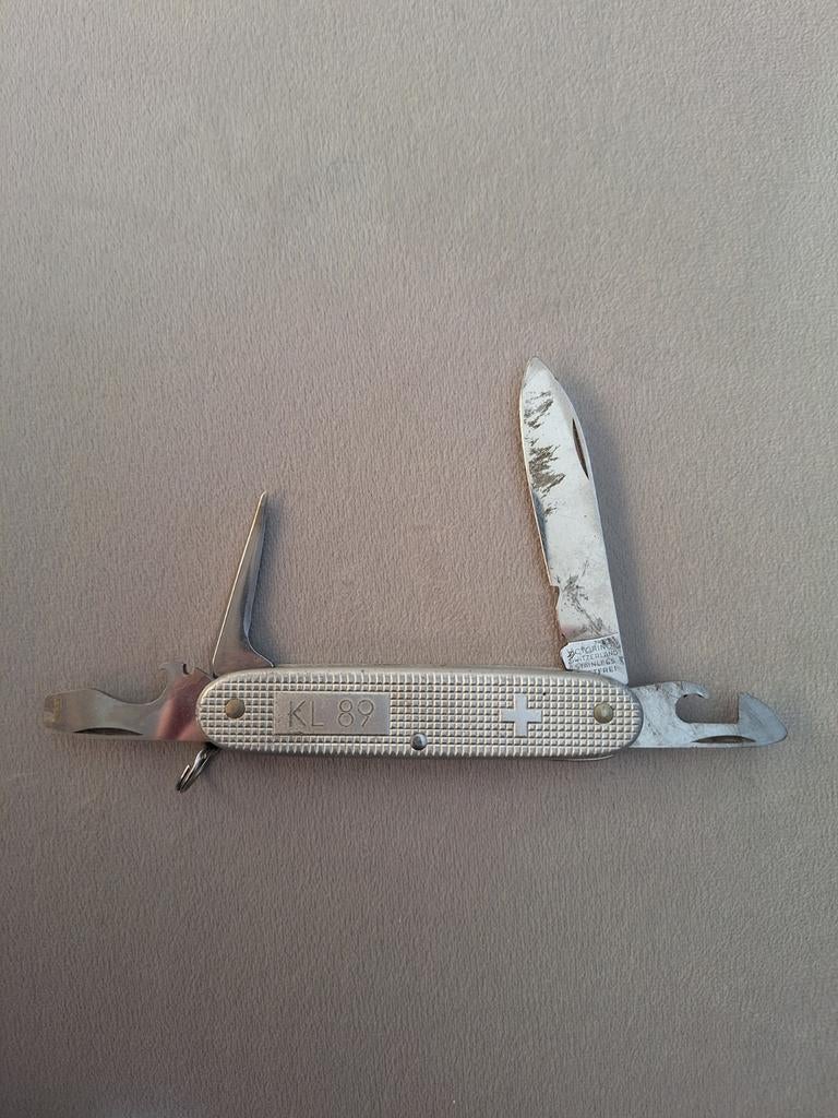 Vintage Zwitsers zakmes KL 89 - Gebruikt, Ophalen of Verzenden, Gebruikt