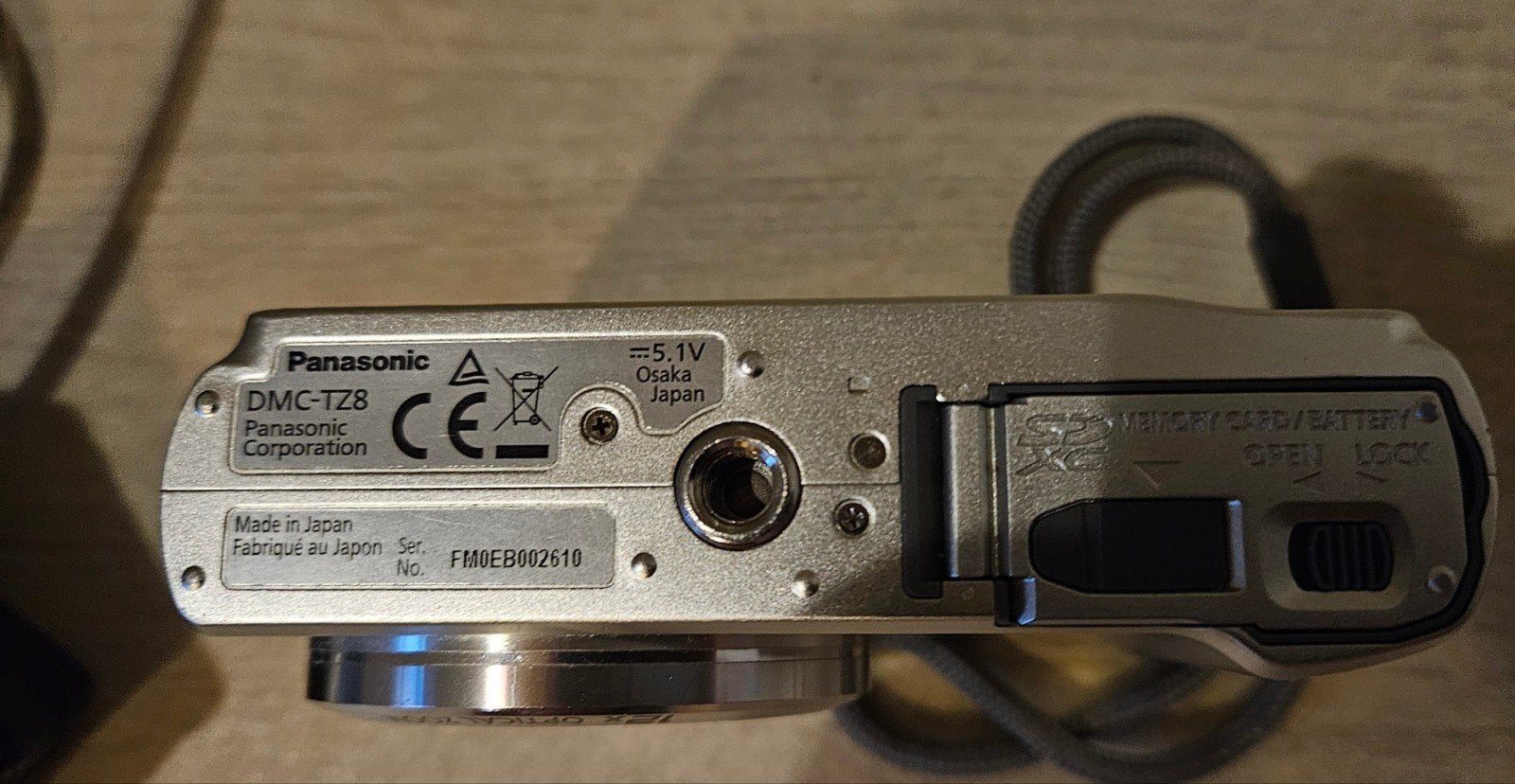 Panasonic Lumix DMC-TZ8 Compactcamera - Zilver, Ophalen, Gebruikt, Panasonic, Accu