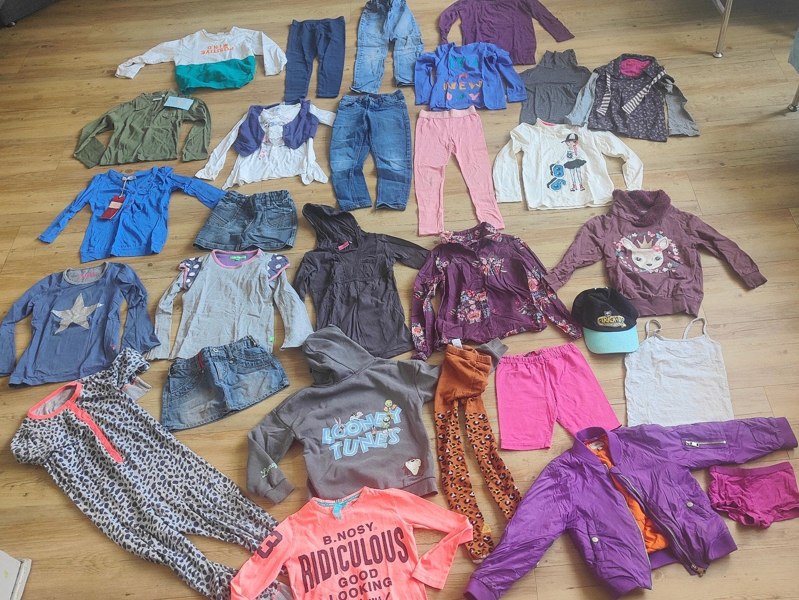 30-delig winter kledingpakket meisje mt 122/128 B.Nosy e.a., Kinderen en Baby's, Ophalen of Verzenden