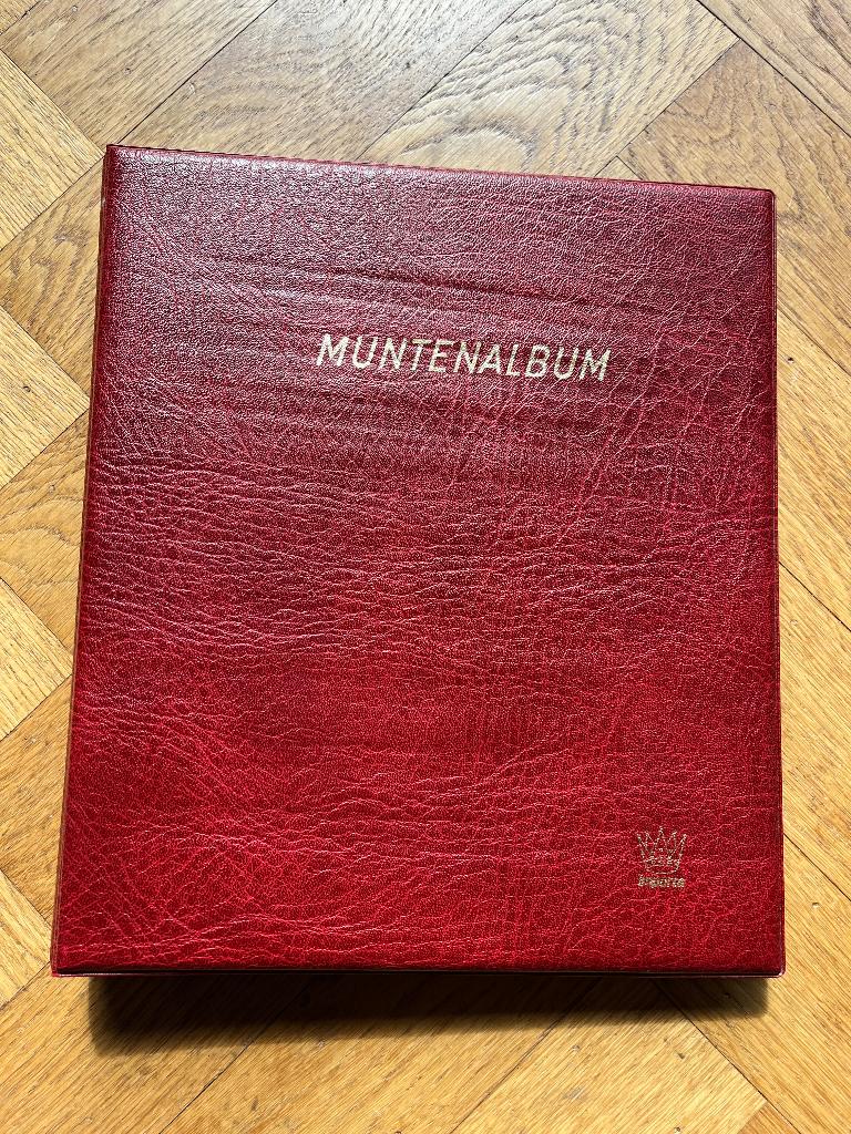Munten-verzamelmap, Postzegels en Munten, Ophalen of Verzenden, Verzamelmap