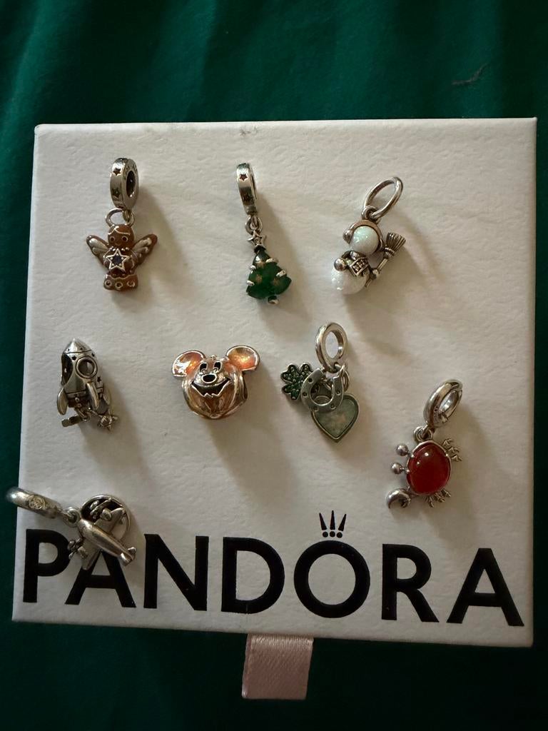 Diverse Pandora bedels en armbanden te koop, Gebruikt, Pandora, Ophalen of Verzenden, 4 bedels of meer