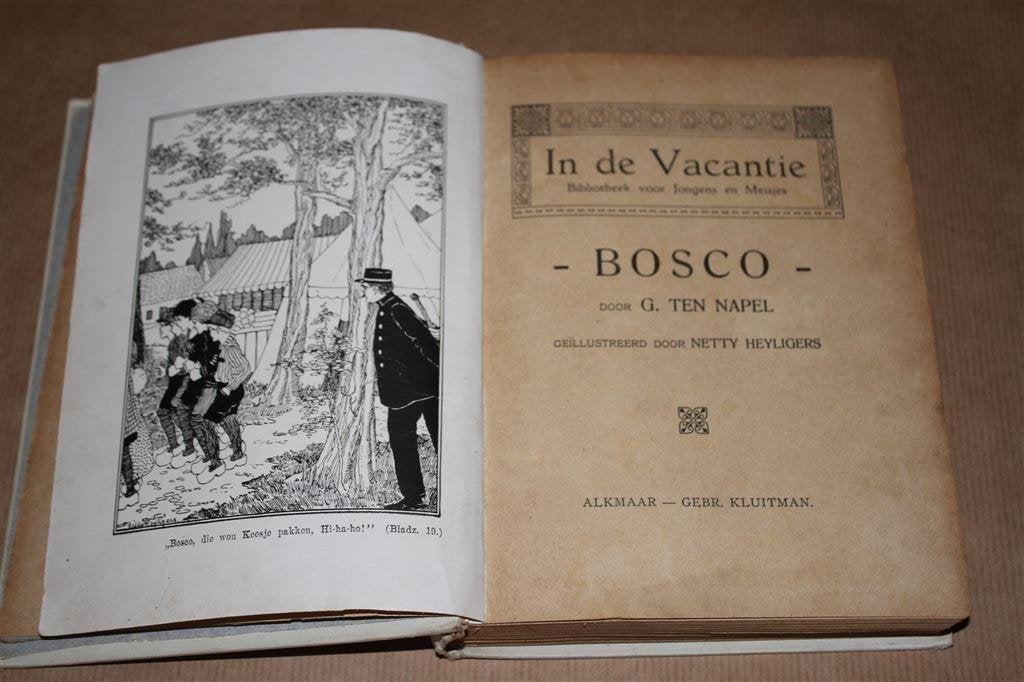 Bosco. G. ten Napel. Kluitman 1e dr. 1921., Ophalen of Verzenden, Gelezen