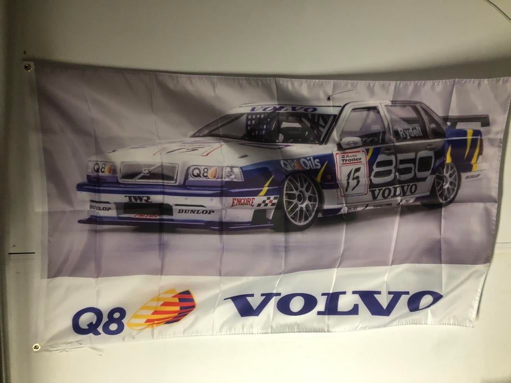 Vlaggen met volvo 850 motief nieuw, Ophalen of Verzenden, Nieuw, Auto's