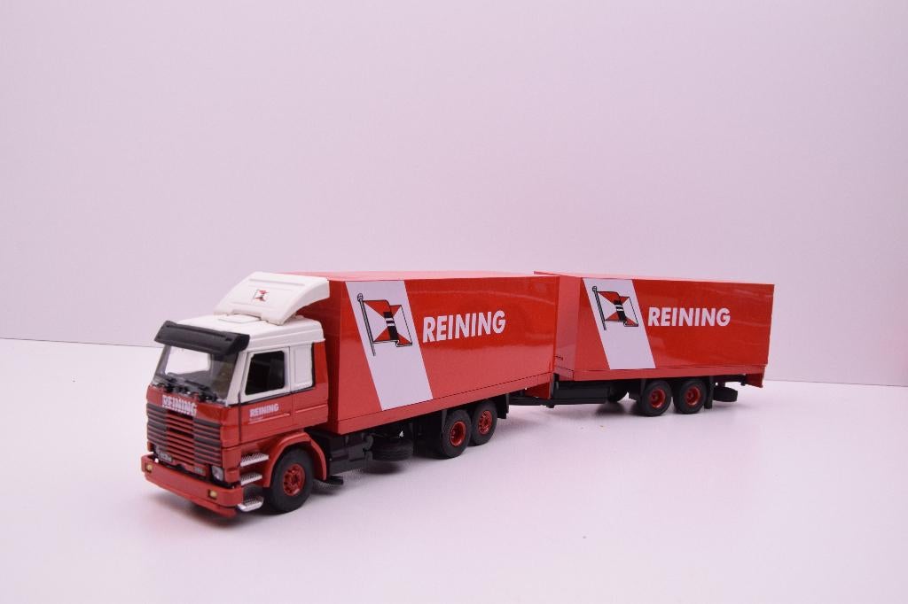 Scania 113m-360  ''  Reining transport '' Tekno, Ophalen of Verzenden, Zo goed als nieuw, Bus of Vrachtwagen, Tekno