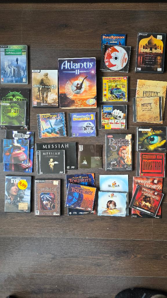 Partij oude PC-games / retro PC-games, Spelcomputers en Games, Games | Pc, Ophalen, Gebruikt, Overige genres, 1 speler