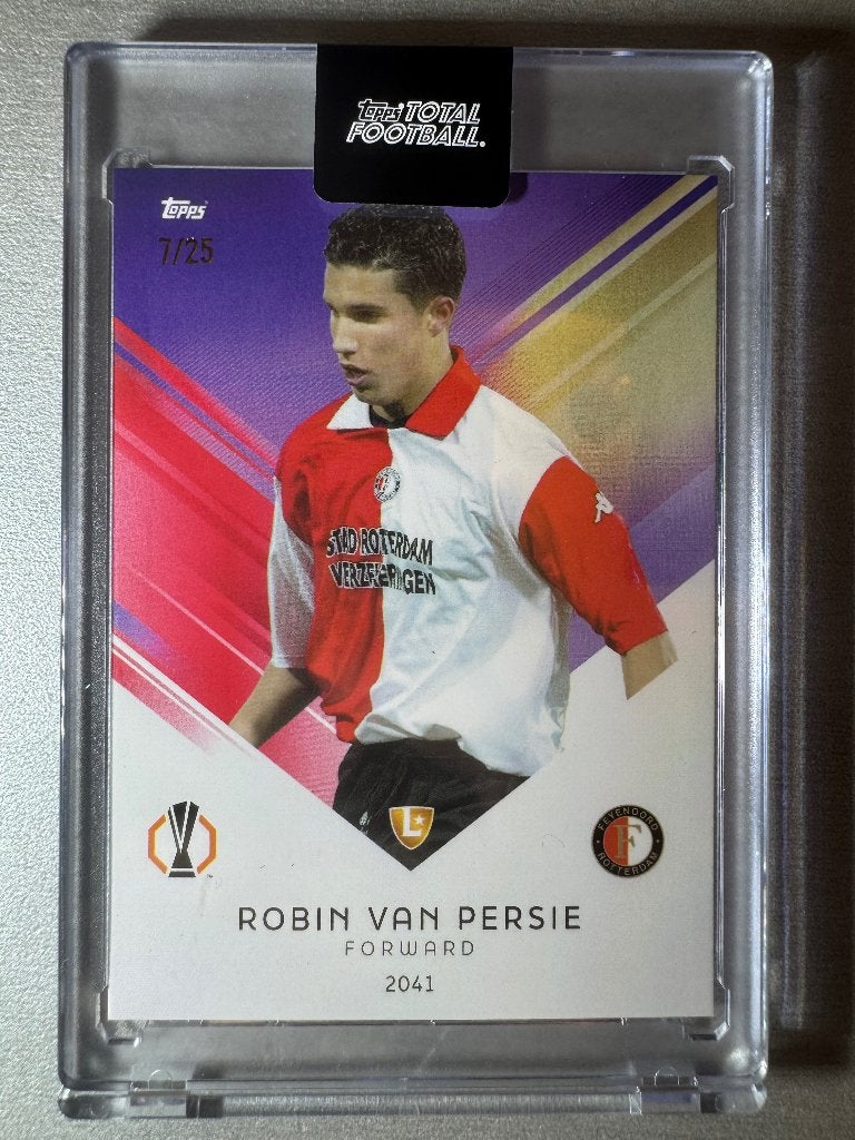 Robin van Persie Topps /25, Verzenden, Zo goed als nieuw, Feyenoord, Spelerskaart