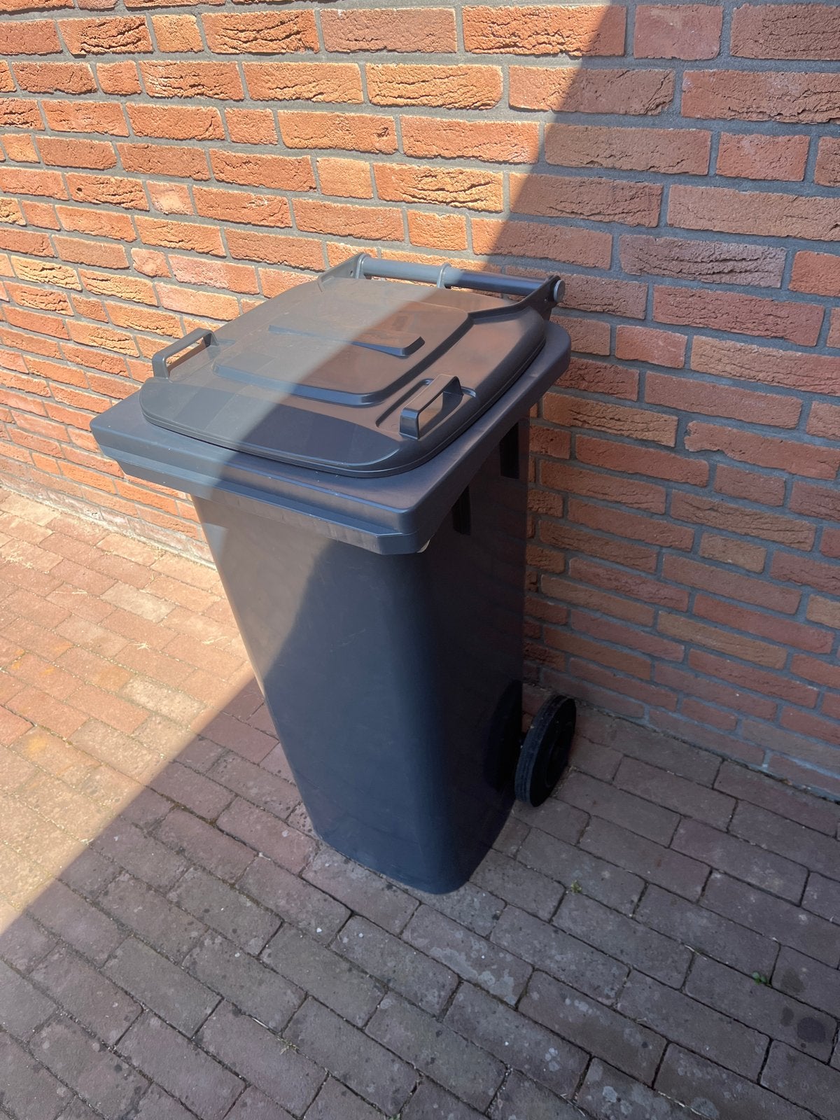 Afvalcontainer kliko 80L grijs - Nieuw met transportschade, Ophalen, Nieuw