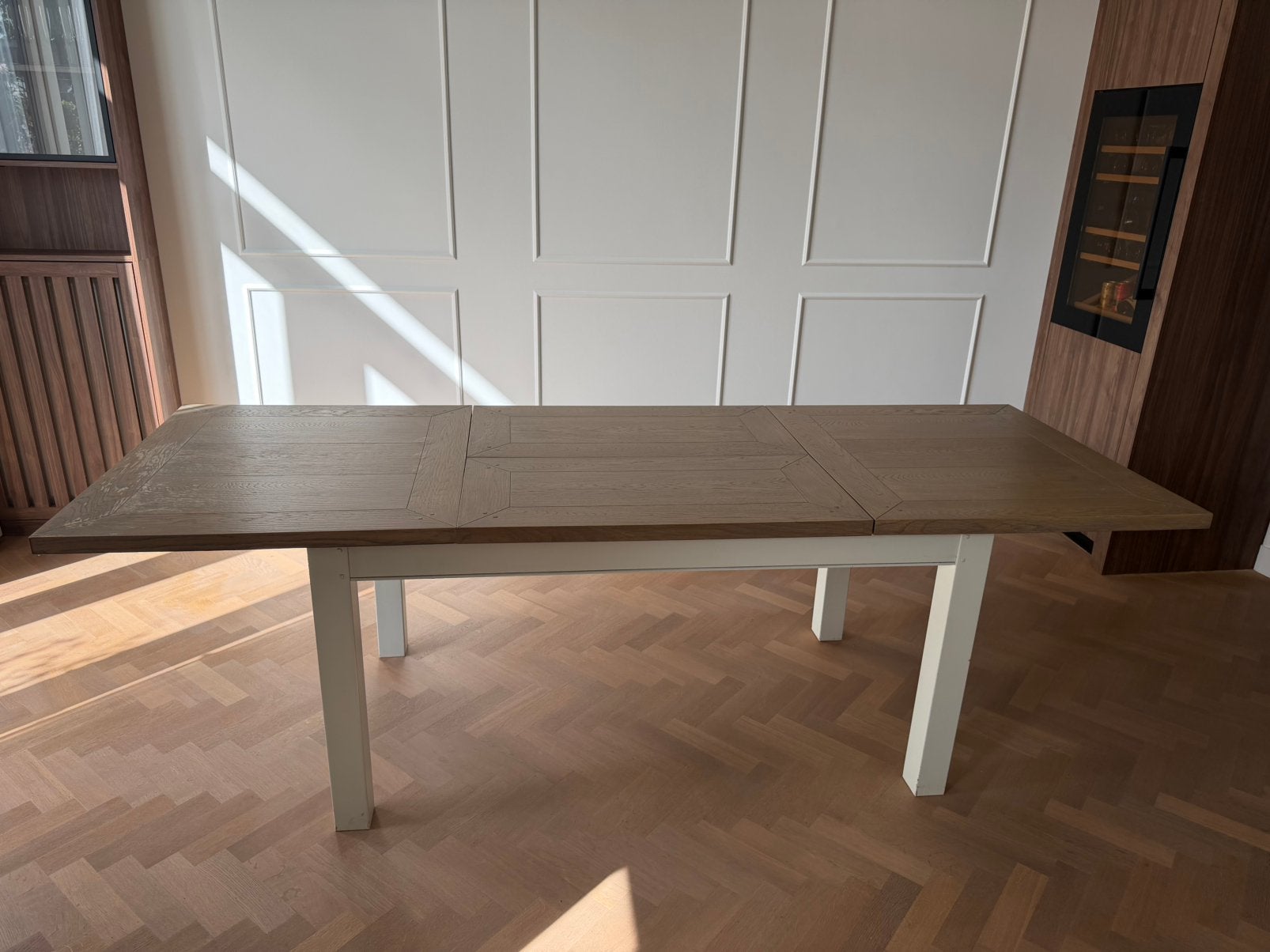 Large Extendable Dining Table 160–250 cm | 6–8 People, Huis en Inrichting, Tafels | Eettafels, Ophalen, Gebruikt, 200 cm of meer