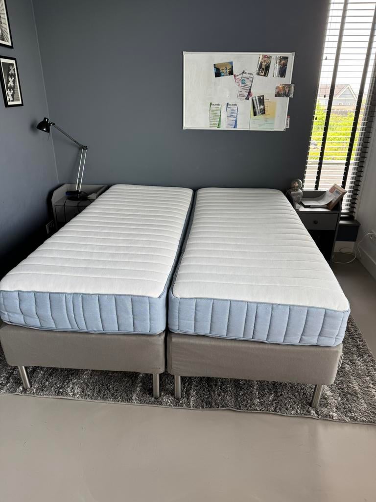 Ikea espevar 2 persoons uistekende staat!, Huis en Inrichting, Slaapkamer | Boxsprings, Ophalen, Eenpersoons, Zo goed als nieuw