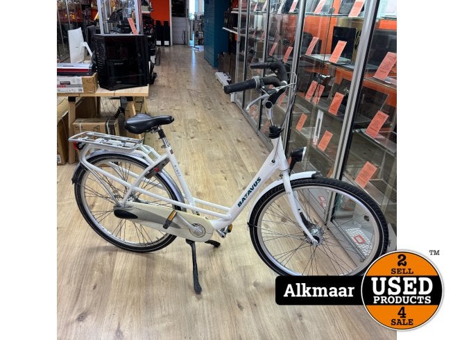 Batavus Mambo Deluxe Damensfiets Wit | Nette staat