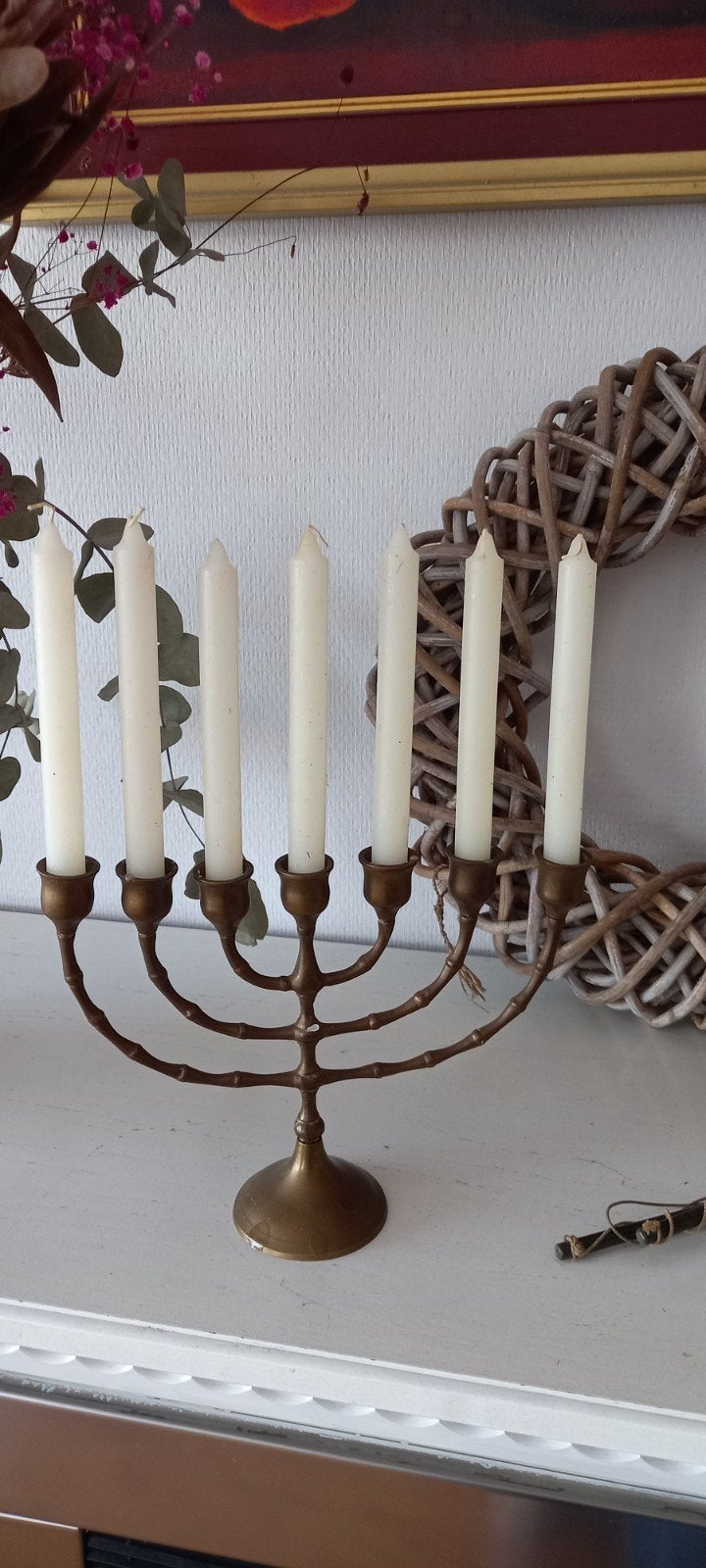 joodse kandelaar menorah, Antiek en Kunst, Ophalen of Verzenden