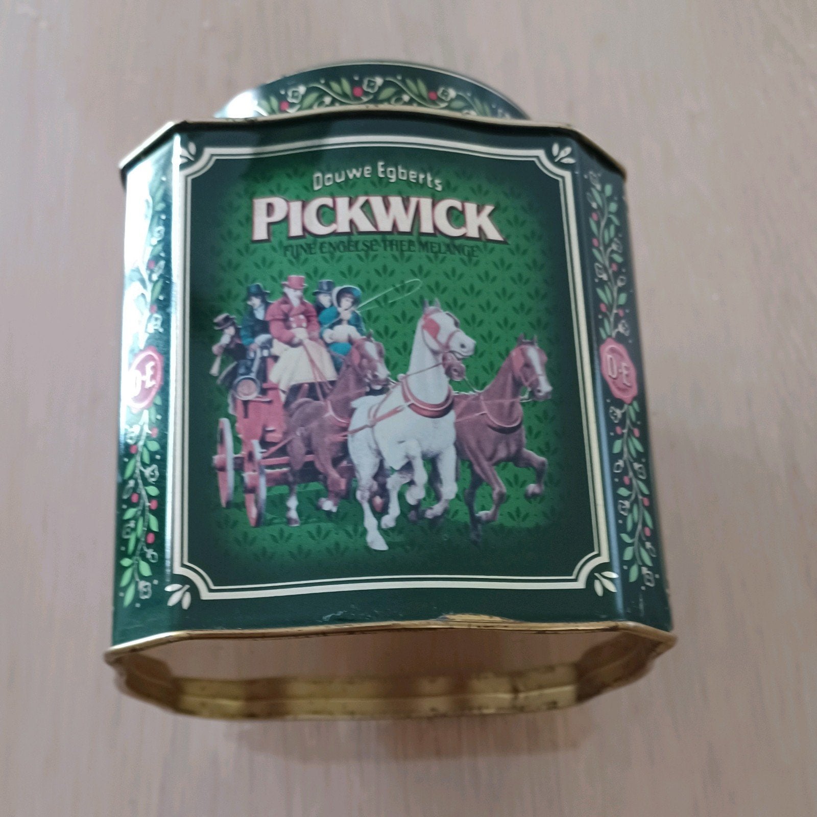 Retro theeblikken DE 3 st. collectorsitem, Gebruikt, Overige merken, Overige typen, Vintage