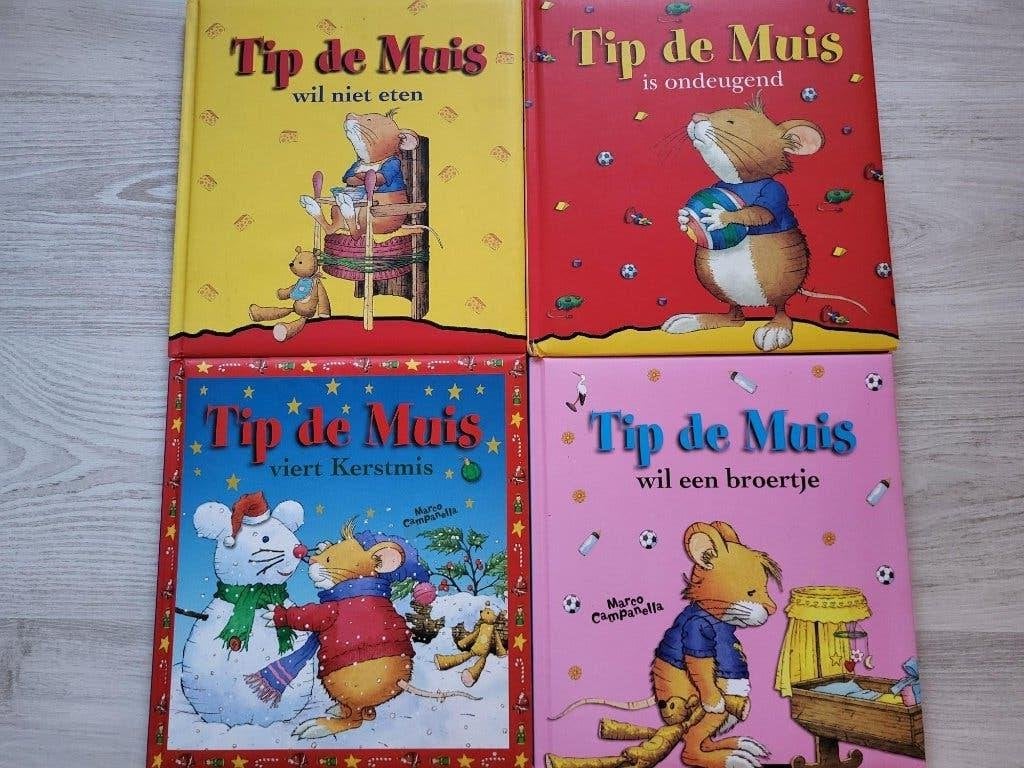 Tip de muis 4 boeken, Boeken, Kinderboeken | Kleuters, Verzenden, Zo goed als nieuw, Fictie algemeen