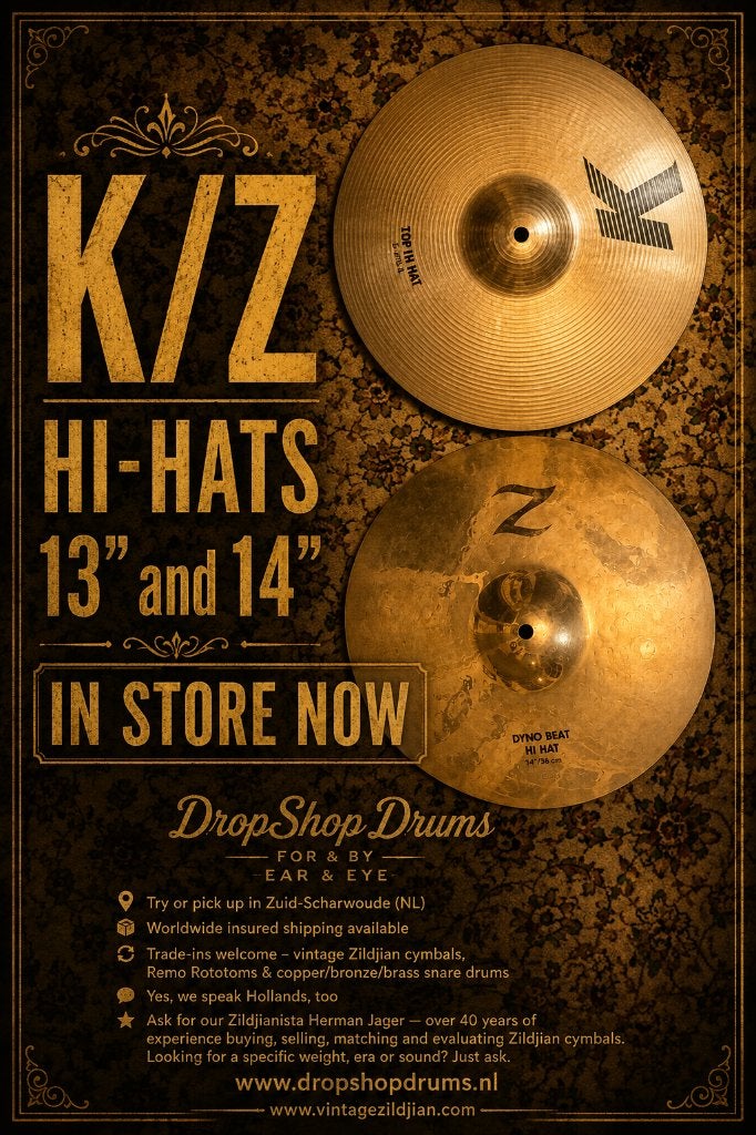 Zildjian HIHAT Collection – Pre-Loved, Vintage to Modern, Muziek en Instrumenten, Gebruikt, USA, Drums of Percussie, Ophalen of Verzenden