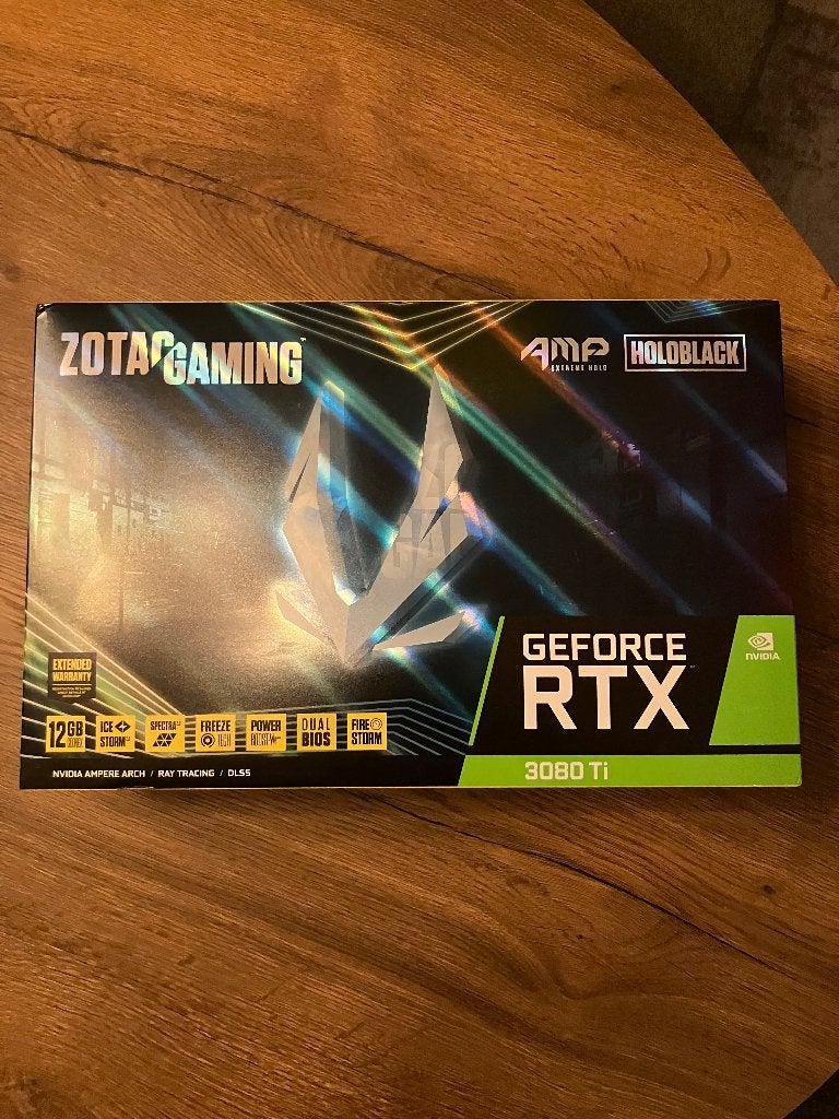 *NIEUW* NVIDIA RTX 3080 Ti Zotac Gaming AMP 12GB videokaart, GDDR6, PCI-Express 4, Nieuw, Ophalen of Verzenden