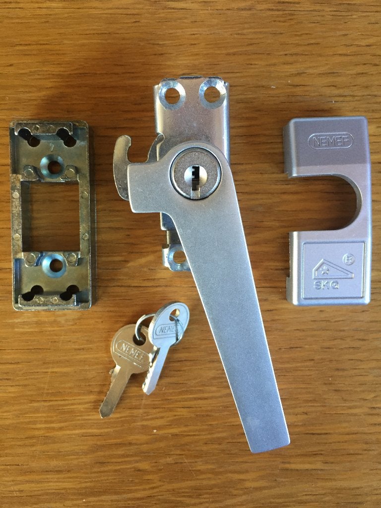 Nieuw Nemef 50PK SKG* RS Raamsluiting afsluitbaar, Ophalen of Verzenden, Nieuw, Rvs, Schuif of Grendel