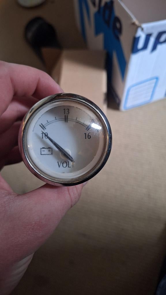 Voltmeter voor Evinrude/OMC buitenboordmotoren, Ophalen of Verzenden, Gebruikt, Overige typen