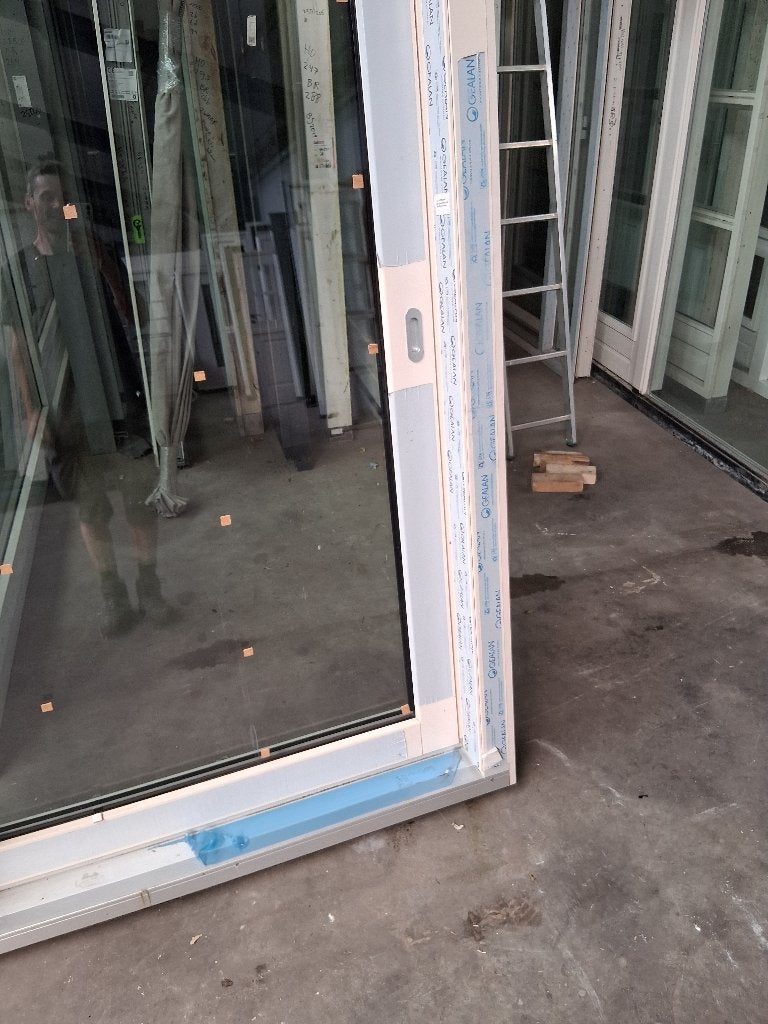 Nieuw Schuifpu Triple glas bezorgen factuur mogelijk, Kunststof, 225 cm of meer, Ophalen of Verzenden, Zo goed als nieuw