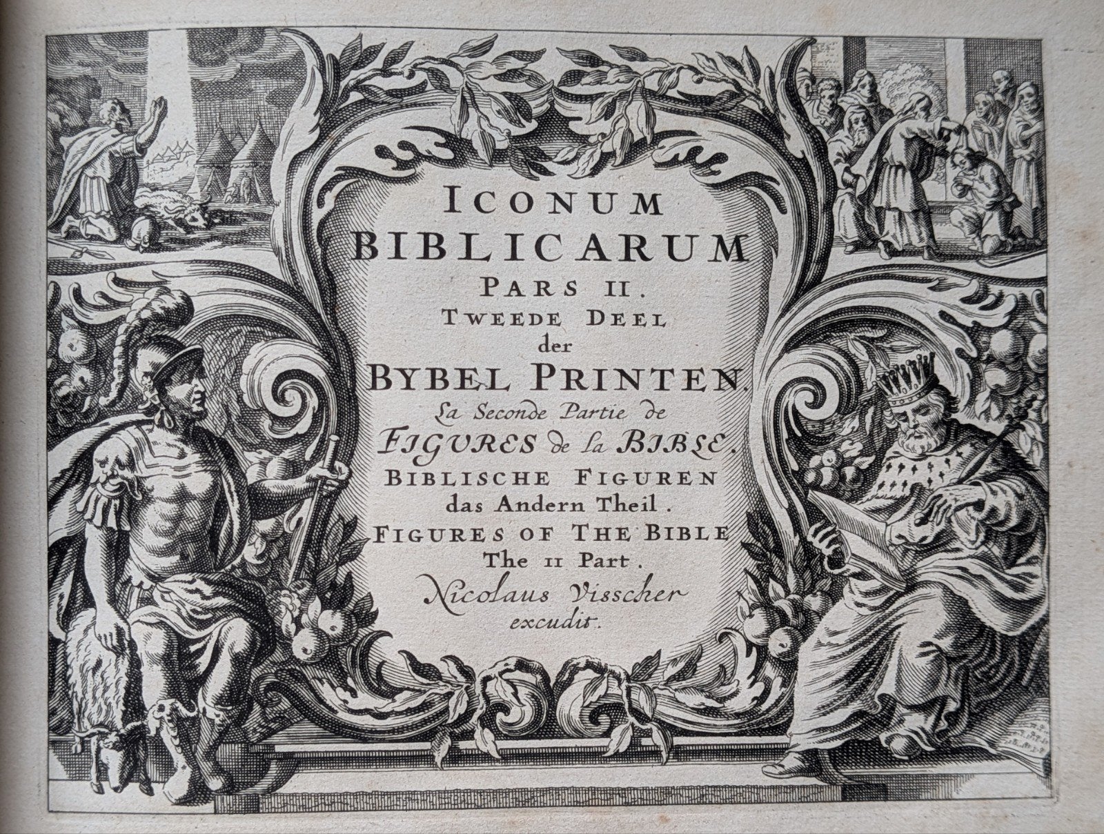 Bybel Printen - Nicolaus Visscher, Merian en P. H. Schut, Antiek en Kunst, Antiek | Boeken en Bijbels, Verzenden