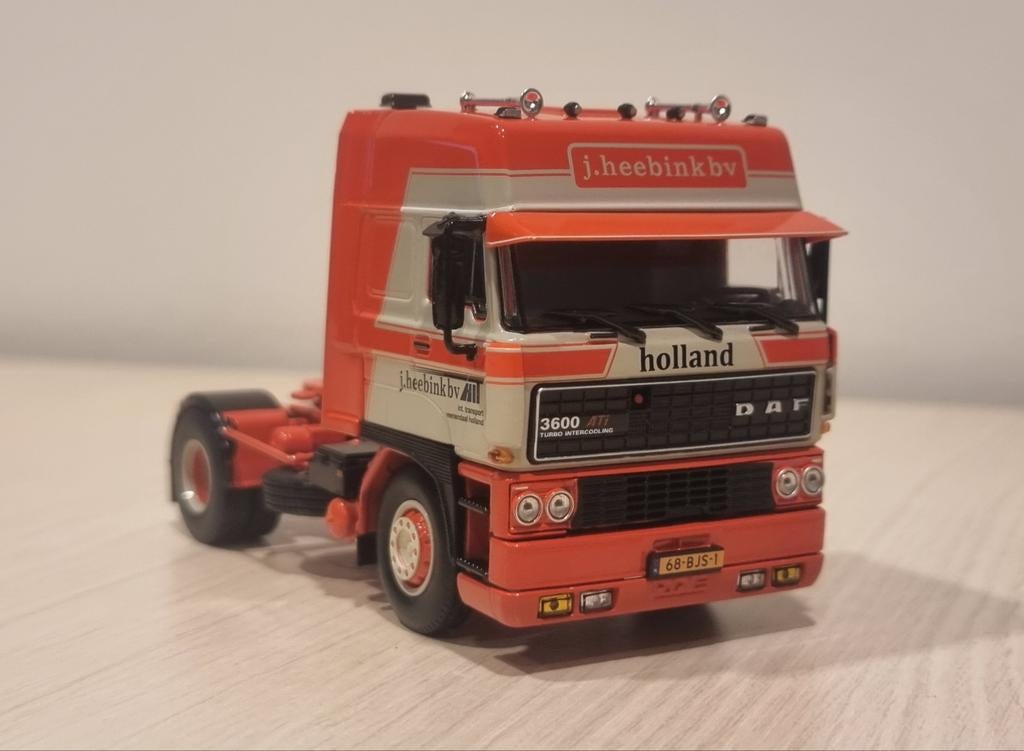 DAF 3600 Space Cab J. Heebink BV, Hobby en Vrije tijd, Modelauto's | 1:50, Ophalen of Verzenden, Nieuw, Bus of Vrachtwagen, Tekno