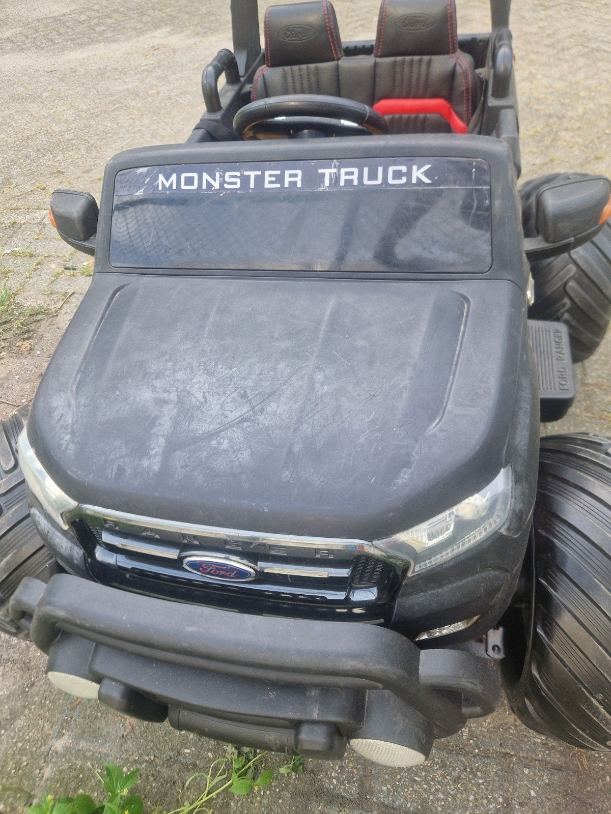 Ford Ranger Wildtrak Monster Truck 4x4 Kinderauto, Ophalen of Verzenden, Gebruikt