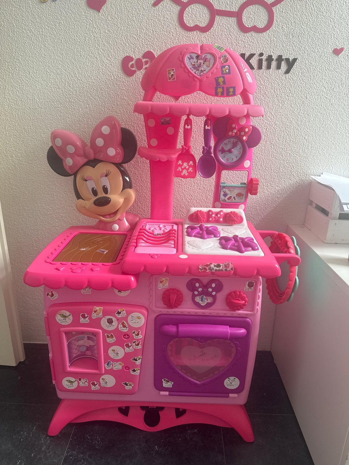 Minnie Mouse Keuken - Speelkeuken voor Kinderen, Ophalen of Verzenden, Gebruikt, Kunststof, Speelkeuken