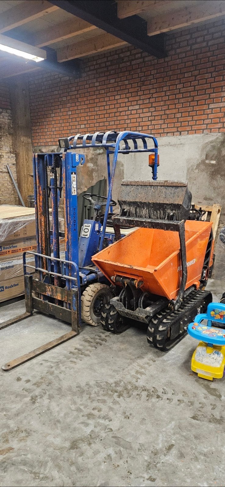 Zelfladende Mini Rupsdumper Plus Power T50FL Benzine 2023, Ophalen