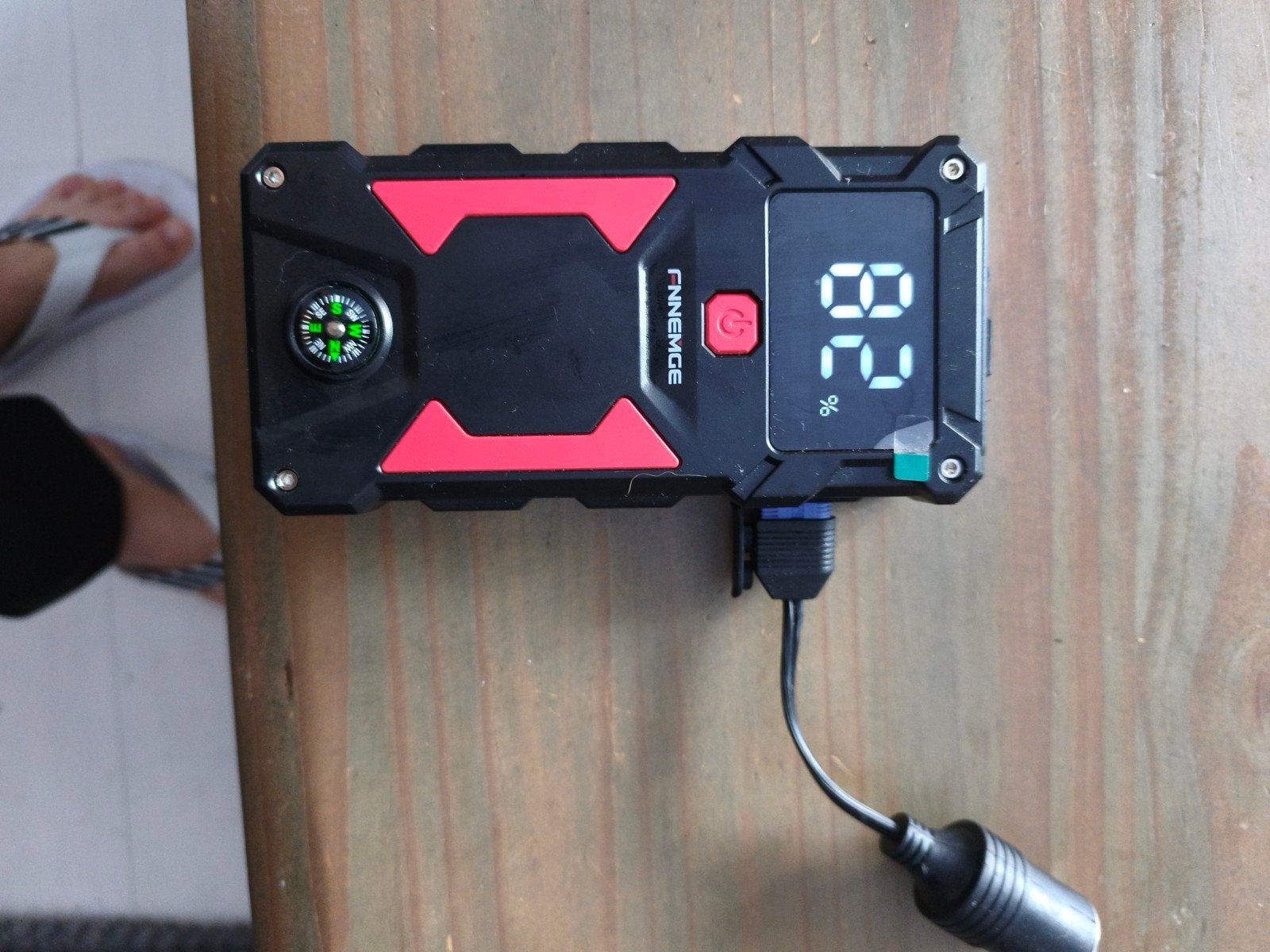 Car Jump Starter (Robuuste Powerbank met Kompas en Batterij), Ophalen of Verzenden, Gebruikt, Overige typen, Universeel
