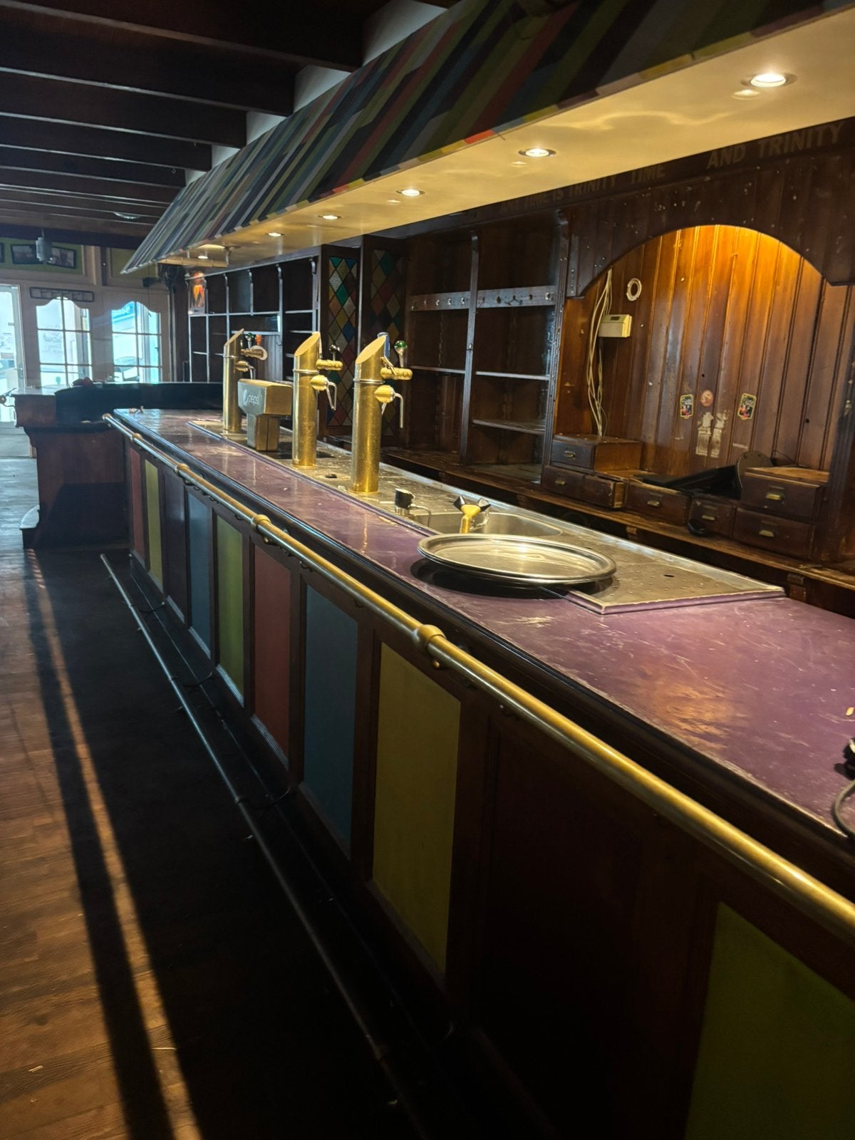 Complete bar inclusief achterwand, Ophalen of Verzenden, Gebruikt