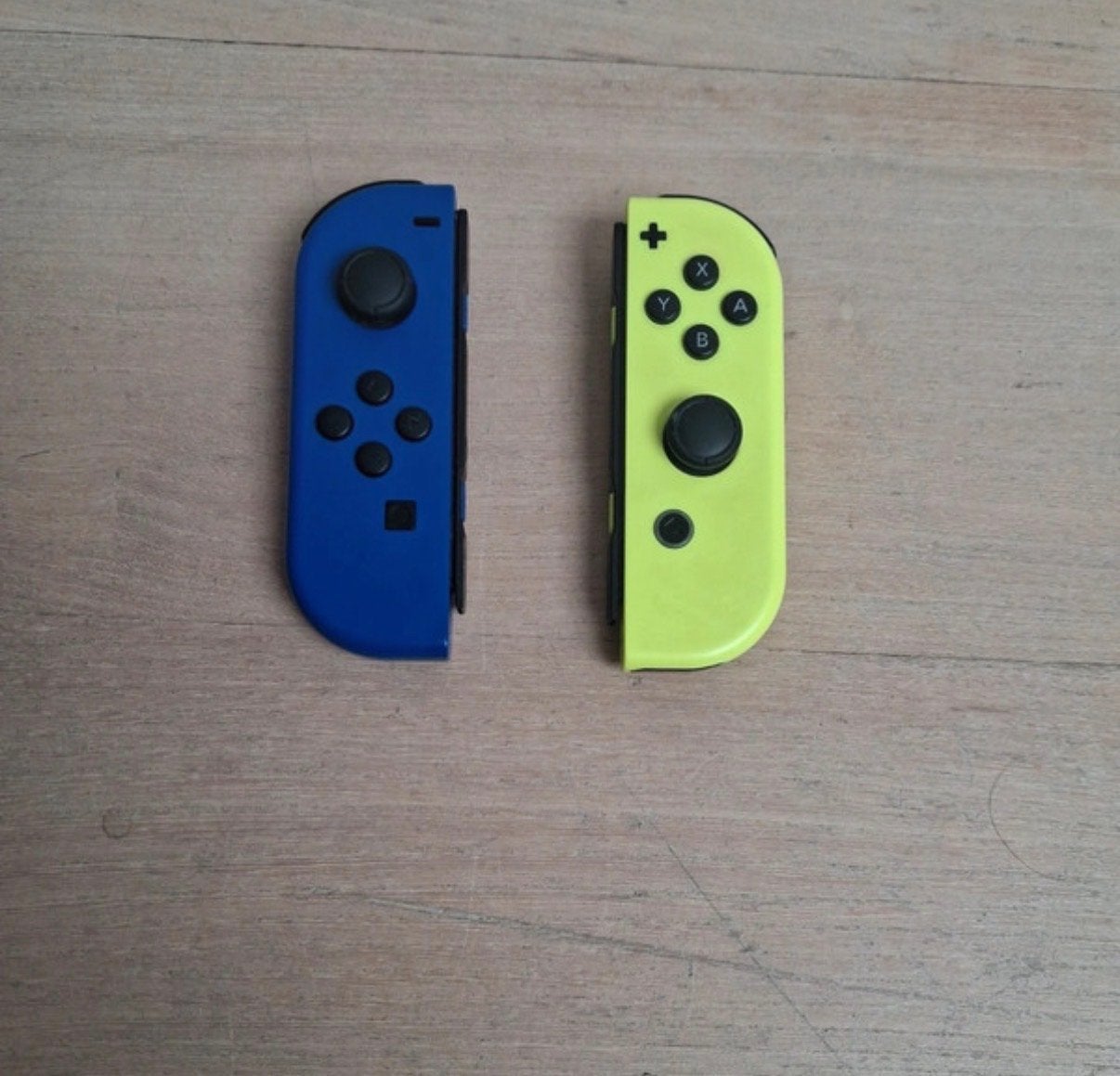 Originele Nintendo Switch Joy-Cons (Blauw & Geel), N, M, Ophalen of Verzenden, Zo goed als nieuw