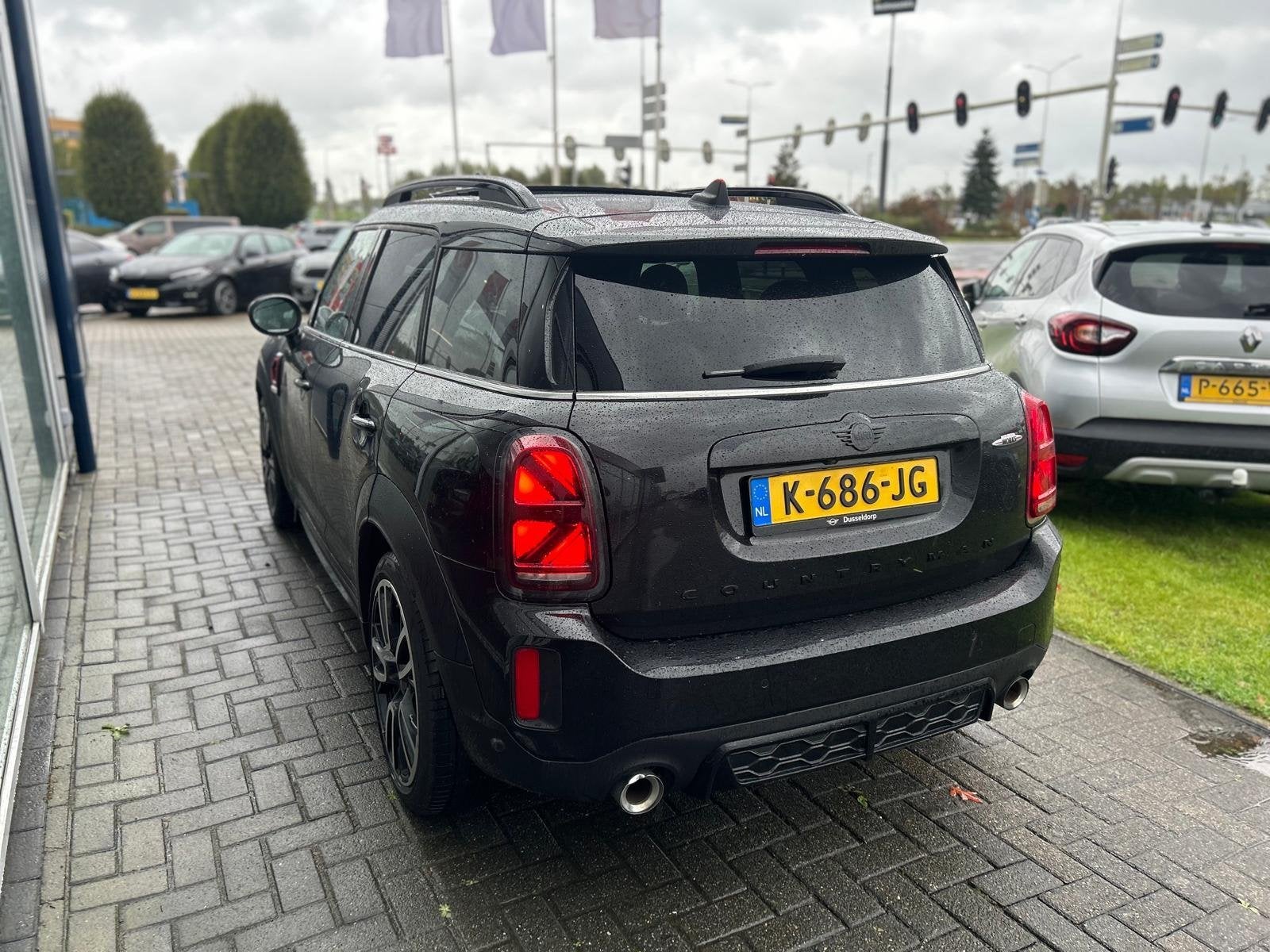 MINI Countryman 2.0 John Cooper Works ALL4 Chili HUD|Leder|P, Auto's, Automaat, 1998 cc, Gebruikt, Verwarmde buitenspiegels