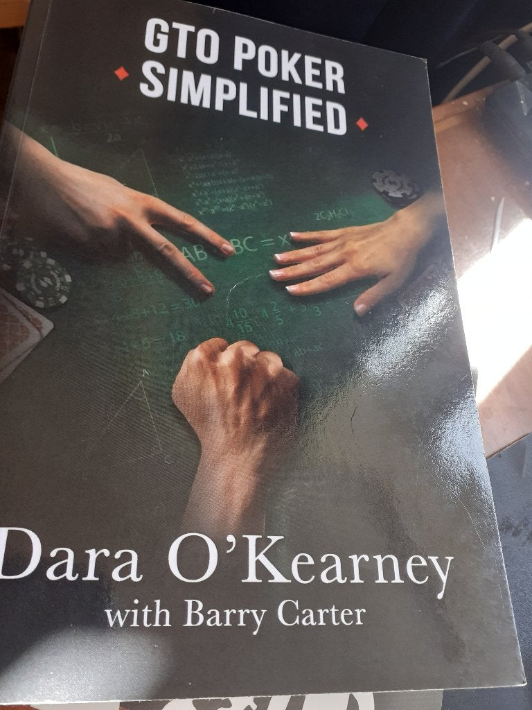 GTO Poker Simplified O'Kearney and Barry Carter book, Ophalen of Verzenden