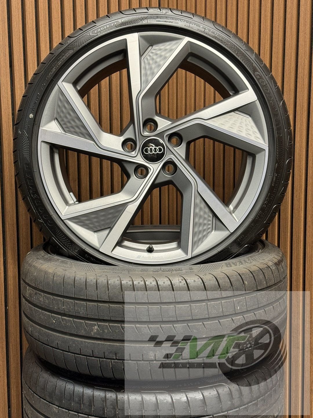 ️19” Audi S3 A3 8V 8Y SLine 5Y Titan Sportback Limousin OEM, Auto-onderdelen, Banden en Velgen, 19 inch, Gebruikt, -, -