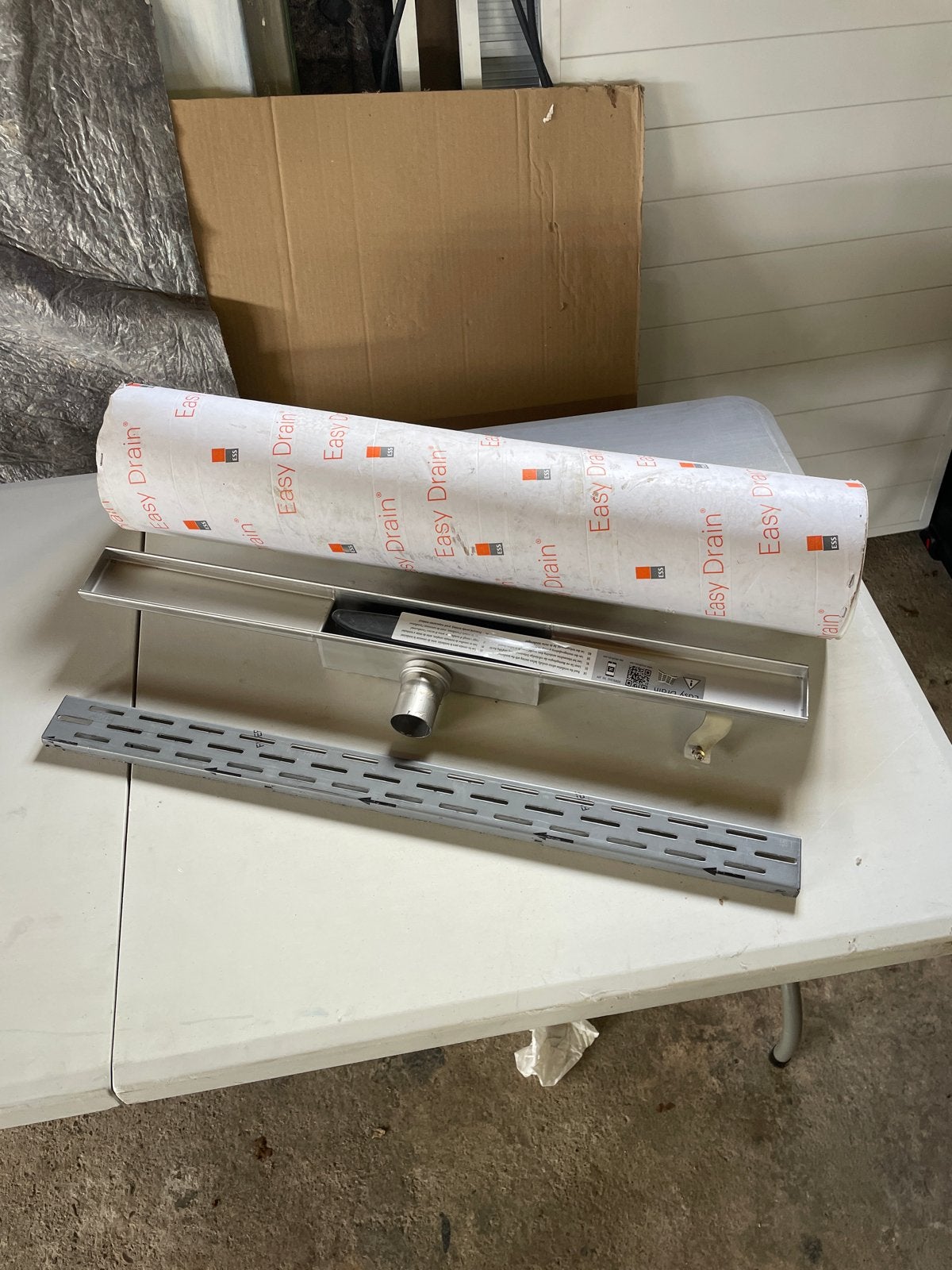 Easy Drain douchegoot - Originele verpakking., Ophalen, Nieuw, Rvs, Douche