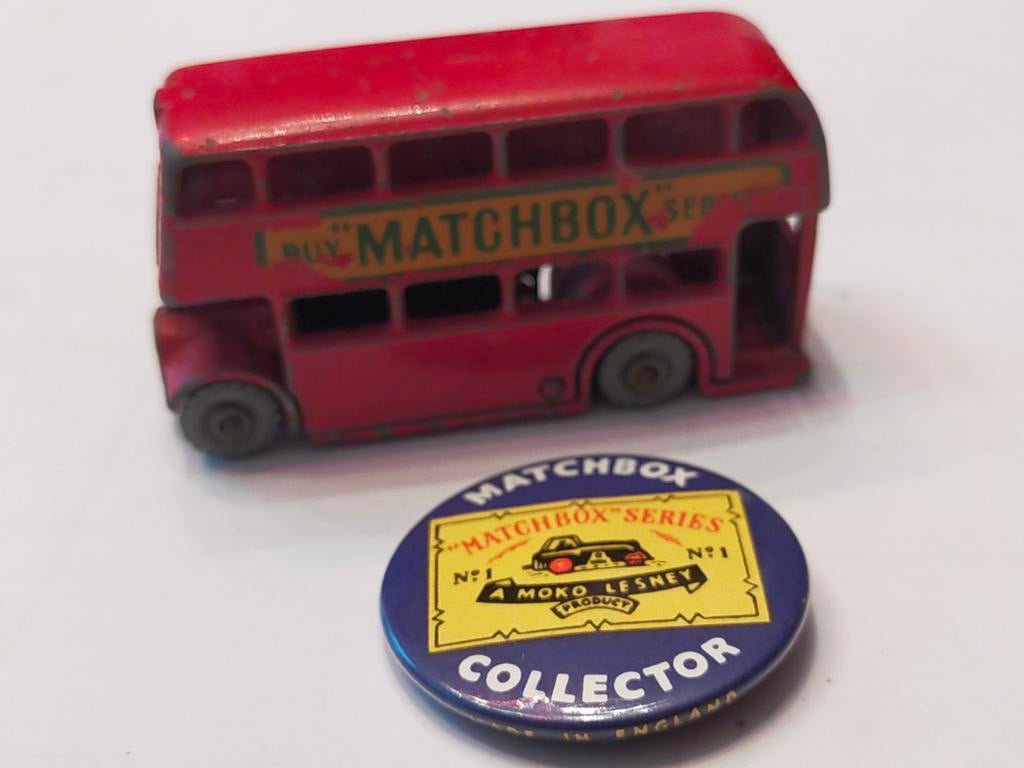 Lesney Matchbox Collector Button 1959 zeldzaam., Ophalen of Verzenden, Zo goed als nieuw, Overige typen, Lesney