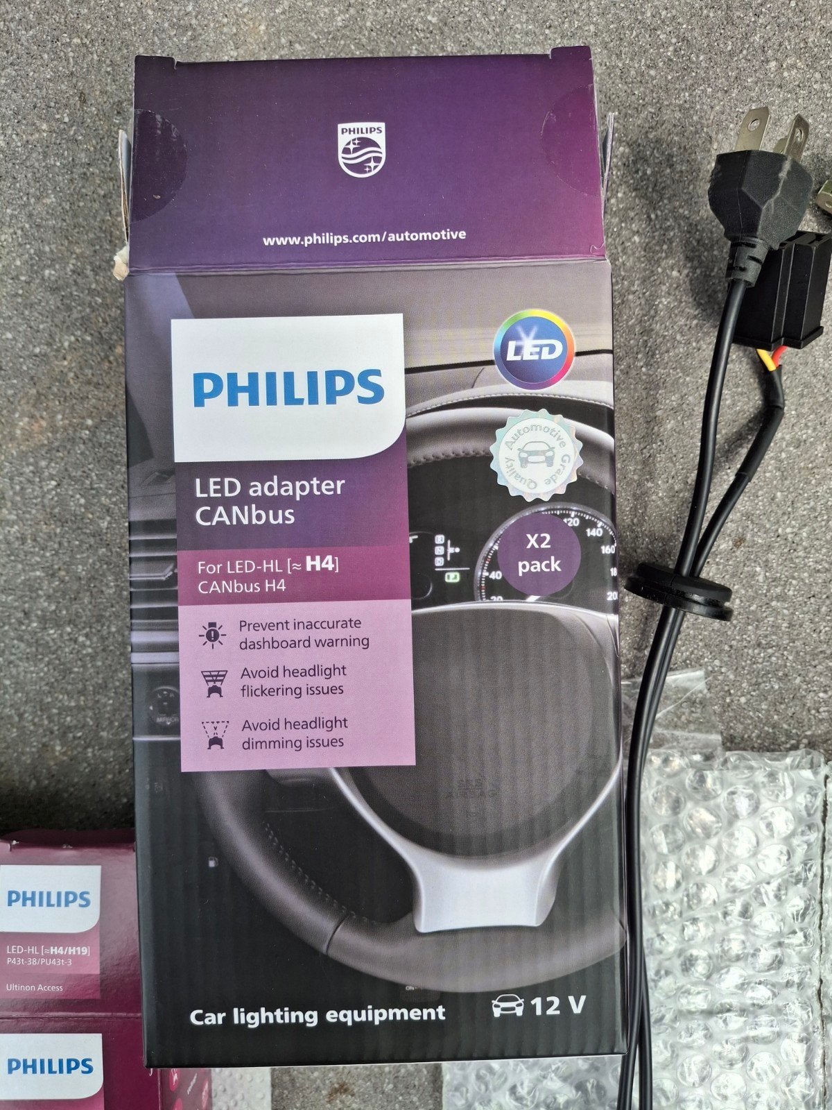 Set Philips LED adapters CANbus H4, Ophalen of Verzenden, Nieuw