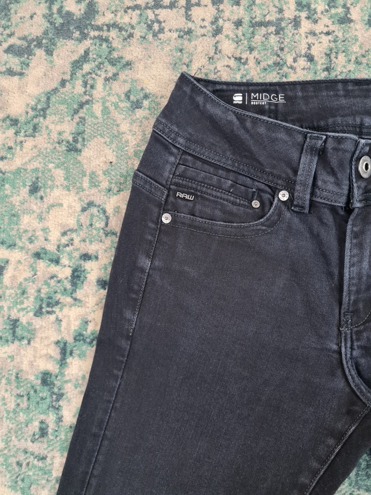 G-star raw midge bootcut W28 L26 WMN Tulsi2826 Zwart, Zwart, Ophalen of Verzenden, W28 - W29 (confectie 36), G-STAR RAW