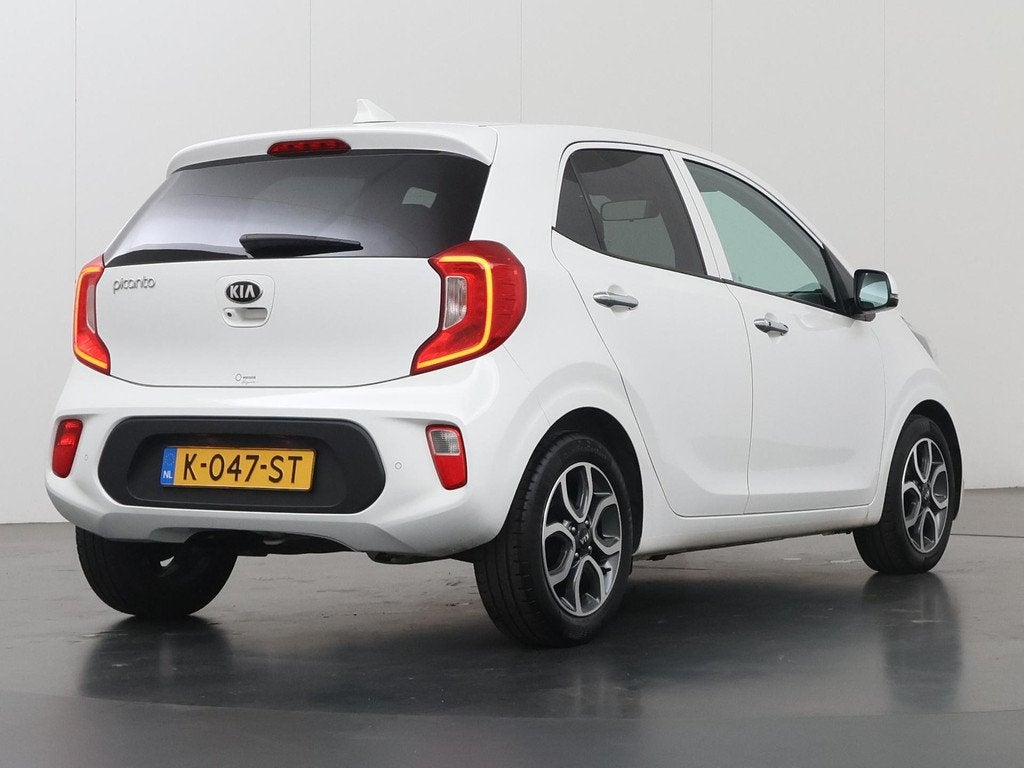 Kia Picanto 1.0 DPi DynamicPlusLine | Keyless | Navigatie |, Auto's, Kia, Voorwielaandrijving, Stof, Gebruikt, 4 stoelen