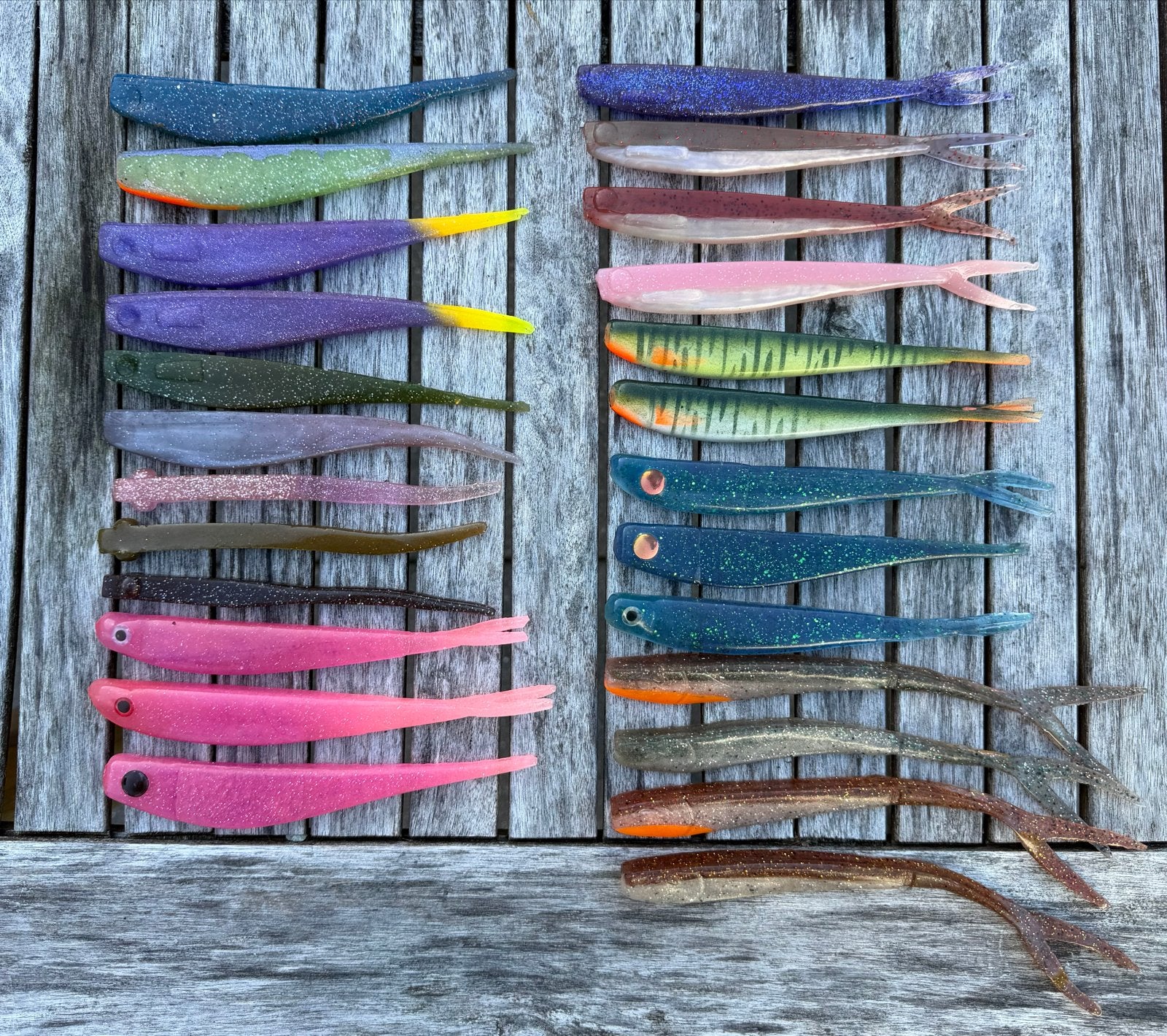 25 stuks Pelagic shads, Ophalen of Verzenden, Nieuw, Kunstaas