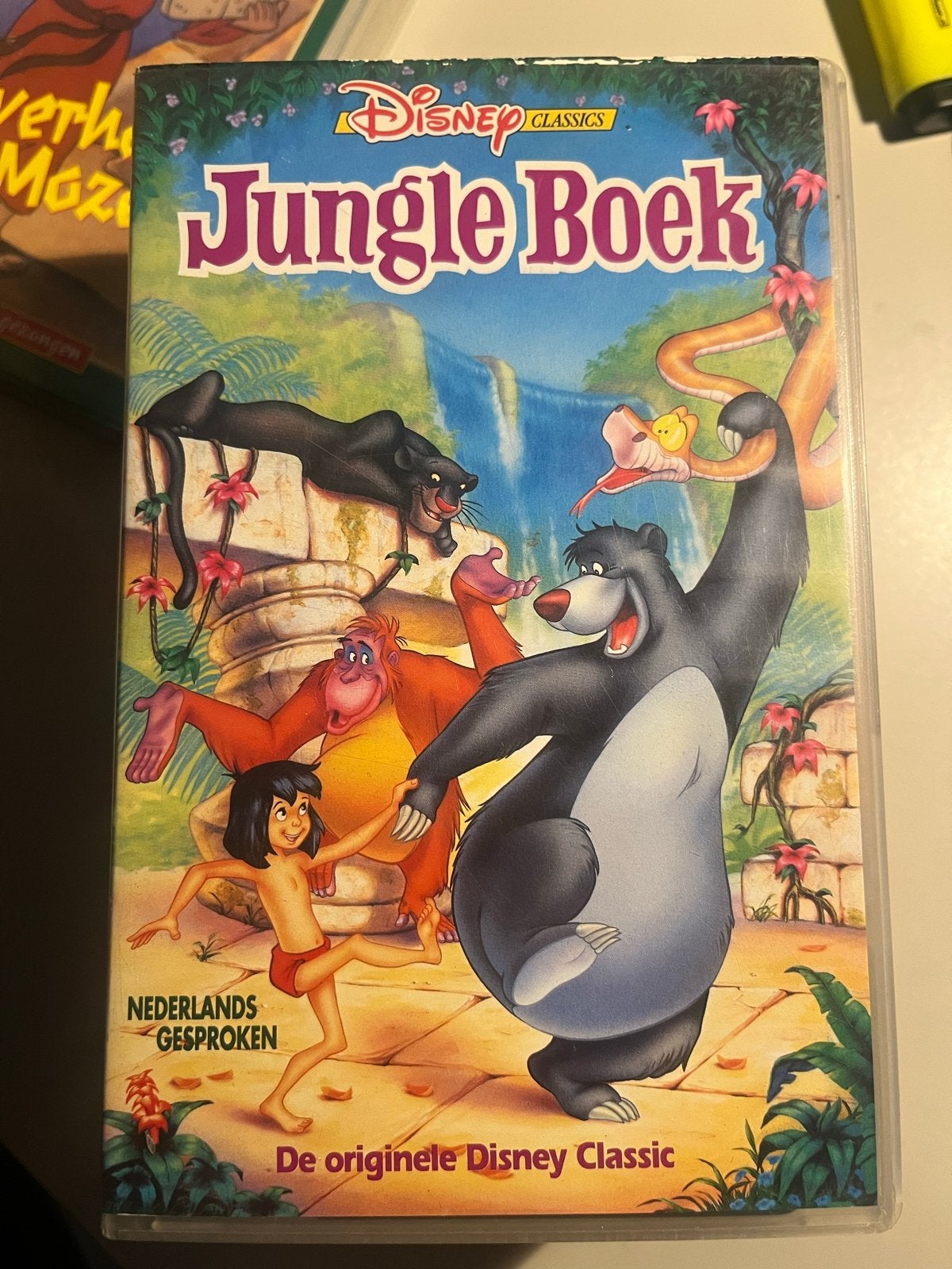 Disney Classic: Jungle Boek VHS - Nederlands Gesproken, Gebruikt, Alle leeftijden, Kinderfilm, VHS