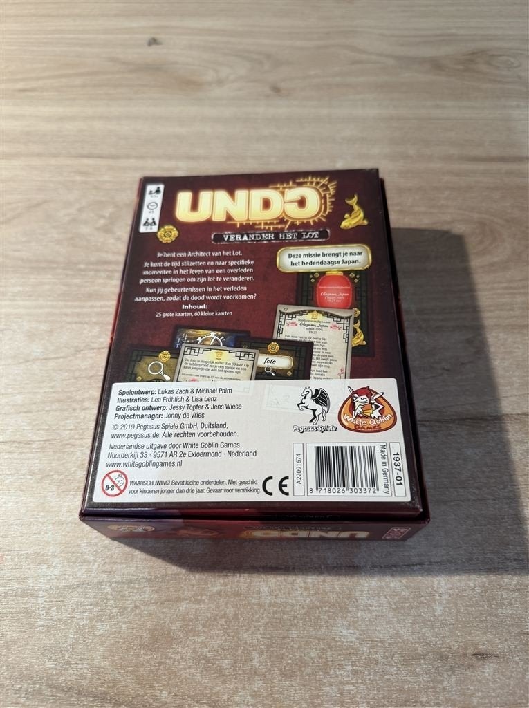 Undo - verander het lot - S7025, Ophalen of Verzenden, Zo goed als nieuw