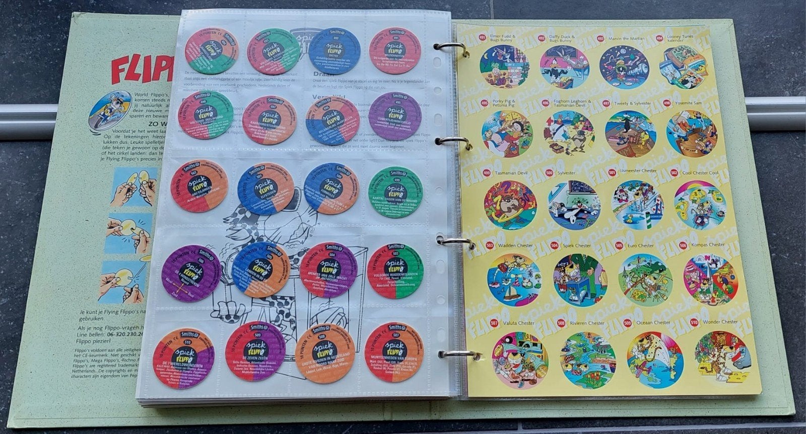 Complete set Spiek flippo's 491-515, Verzamelen, Ophalen of Verzenden, Spiek, Losse flippo's