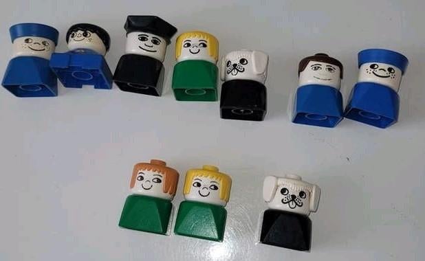 Partijtje oude lego duplo poppetjes, Ophalen of Verzenden, Gebruikt, Duplo