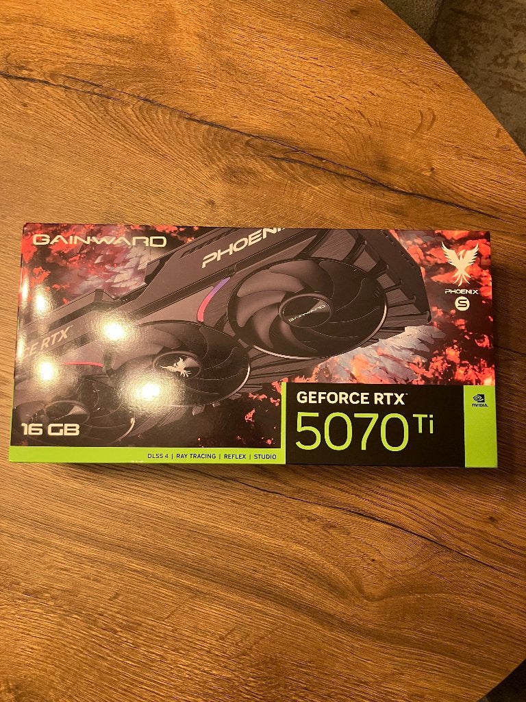 *NIEUW* NVIDIA RTX 5070 Ti Gainward PhoenixS 16GB videokaart, Computers en Software, GDDR6, Nieuw, Ophalen of Verzenden, HDMI