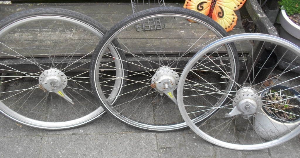 Shimano Nexave - 28/1,5 -  3 Stuks Wielen - T.E.A.B., Ophalen, Gebruikt, Wiel, Shimano