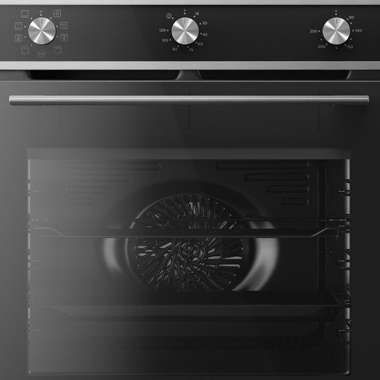 Inventum inbouw oven IOH6072RK - Hetelucht - Grill, Oven, Ophalen of Verzenden, Inbouw, 55 tot 60 cm