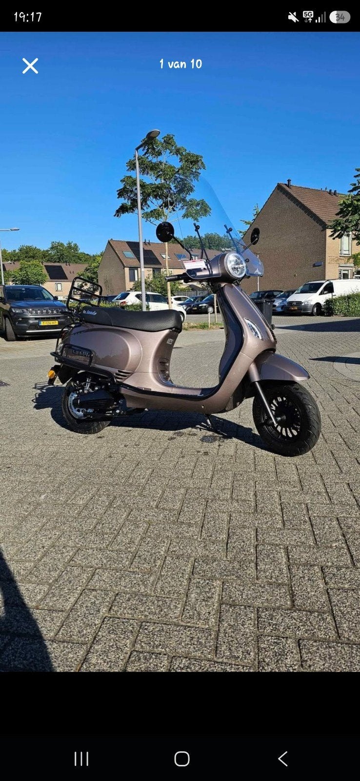 La Souris E-Sourini Elektrische Scooter - 91km! full optie, Fietsen en Brommers, Snorfietsen en Snorscooters, Overige merken, Elektrisch
