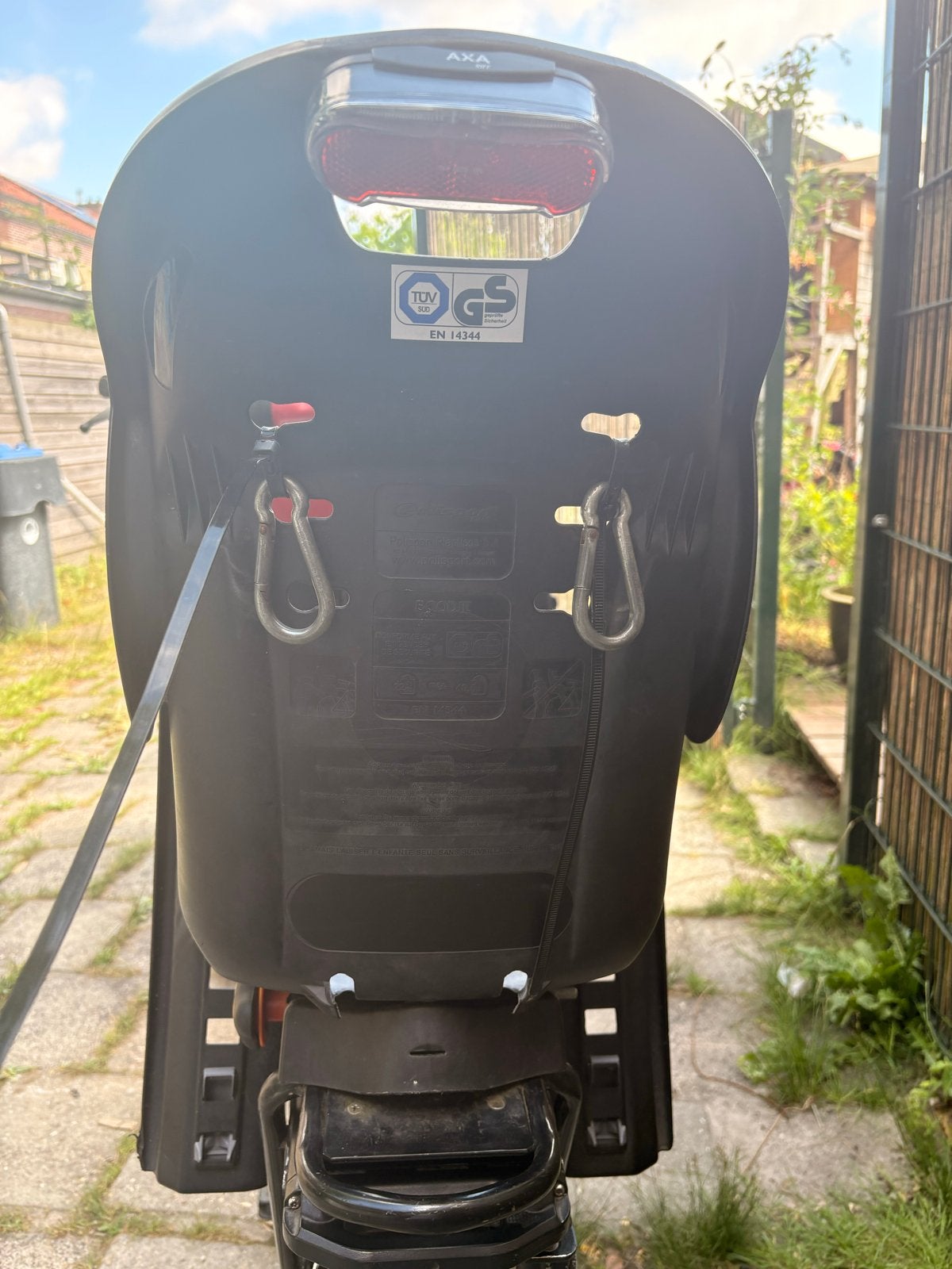 Polisport Bubbly Maxi fietsstoeltje - Achterzitje, Ophalen, Achterzitje, 9 t/m 18 kg, Gebruikt